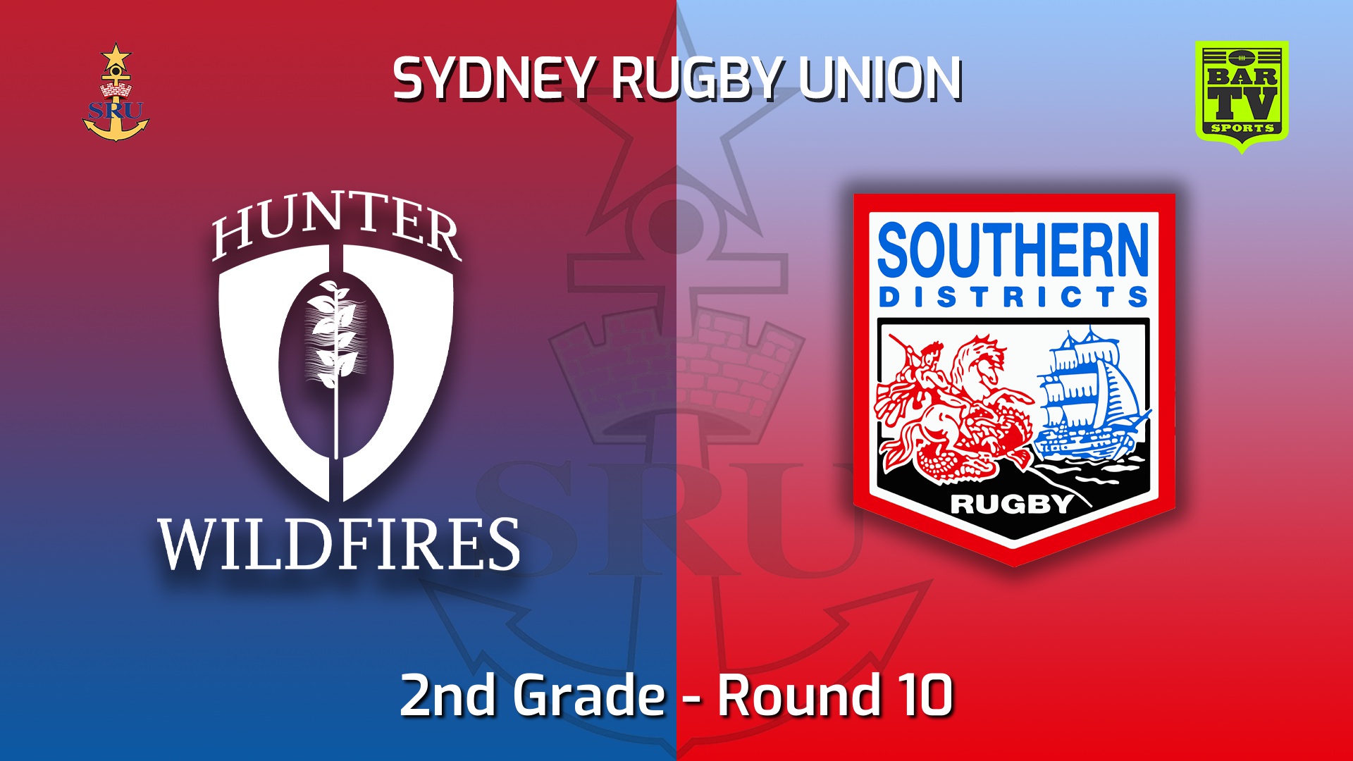 220604-Sydney Rugby Union Round 10  - 2nd Grade - Hunter Wildfires v Southern Districts Slate Image