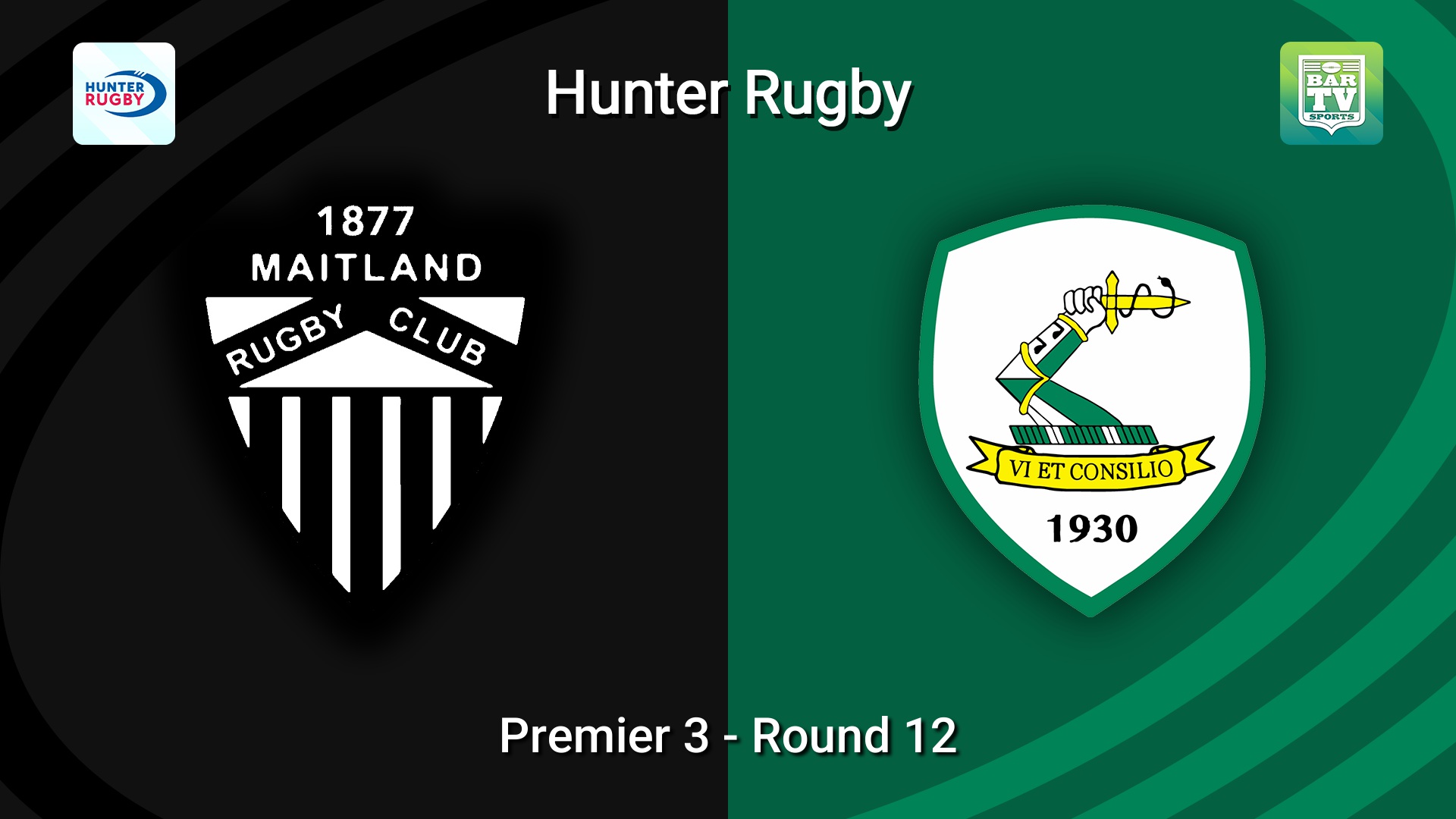 260718-video-Hunter Rugby Round 12 - Premier 3 - Maitland v Merewether Carlton Slate Image
