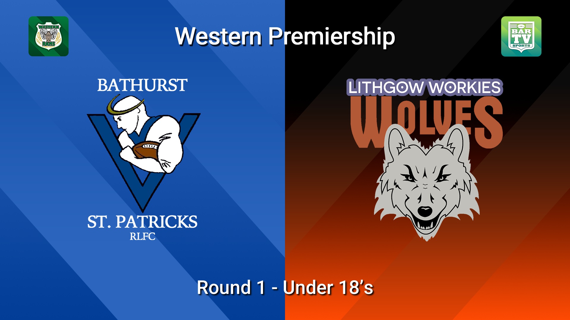 260418-video-Western Premiership Round 1 - Under 18’s - Bathurst St. Pats v Lithgow Workies Wolves Slate Image