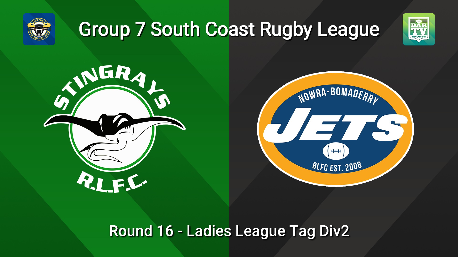 260822-video-South Coast Round 16 - Ladies League Tag Div2 - Stingrays of Shellharbour v Nowra-Bomaderry  Slate Image