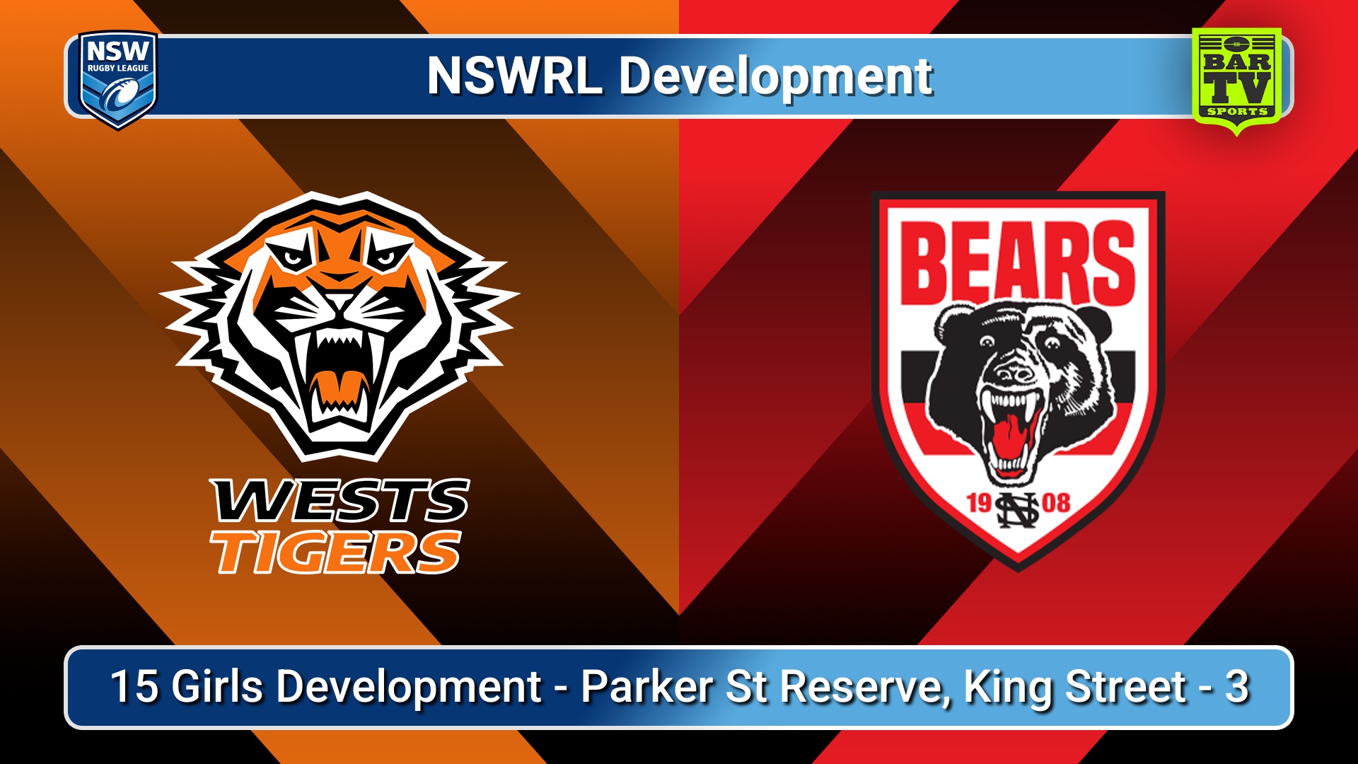 260716-video-NSWRL Development Game 55 - 15 Girls Development - Wests Tigers v North Sydney Bears Slate Image