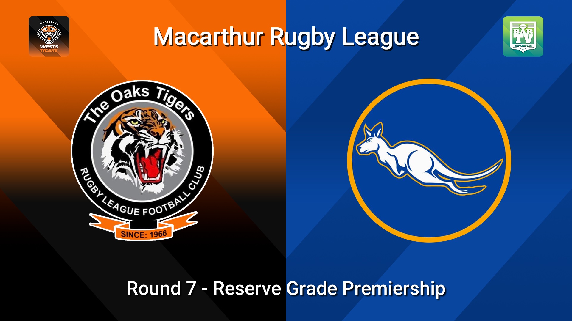 260606-video-Macarthur RL Round 7 - Reserve Grade Premiership - The Oaks Tigers v Campbelltown City Kangaroos Slate Image