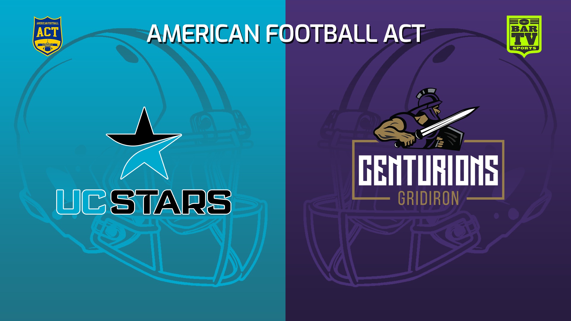 241019-video-American Football ACT Round 7 - Seniors - UC Stars v Centurions Gridiron Slate Image